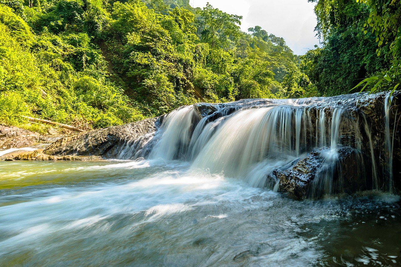 white water flowing