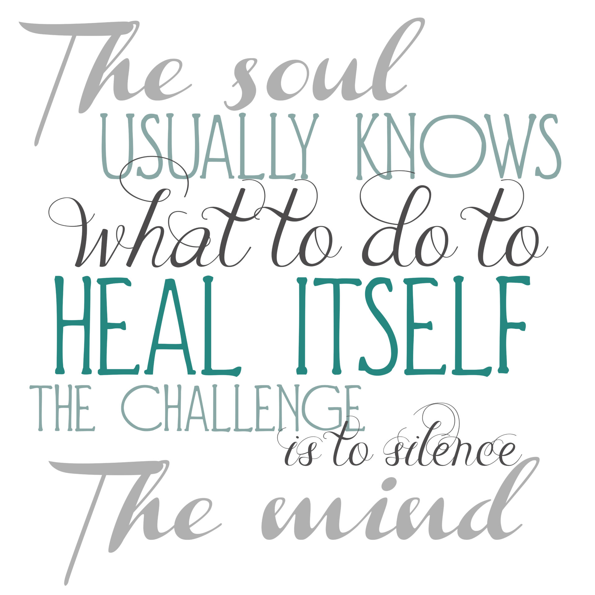 The Soul Knows Phrase